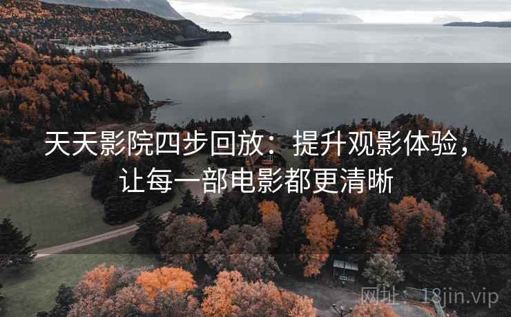 天天影院四步回放:提升观影体验,让每一部电影都更清晰 天天影院四步回放:提升观影体验,让每一部电影都更清晰